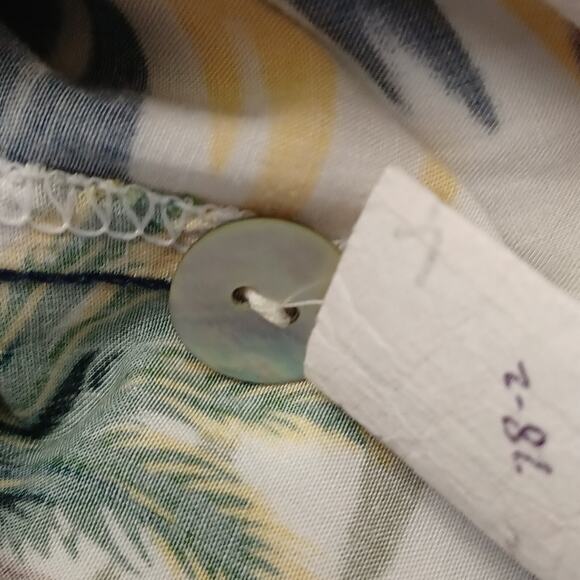 Hilo Hattie Hawaiian Original Cropped Pants Women’s Size S Tropical Print Woven - Picture 9 of 10